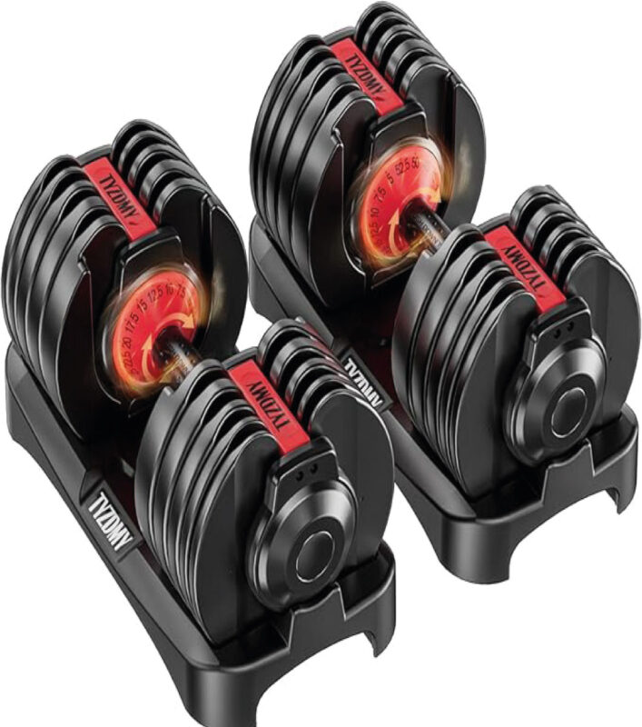 adjustable barbell set